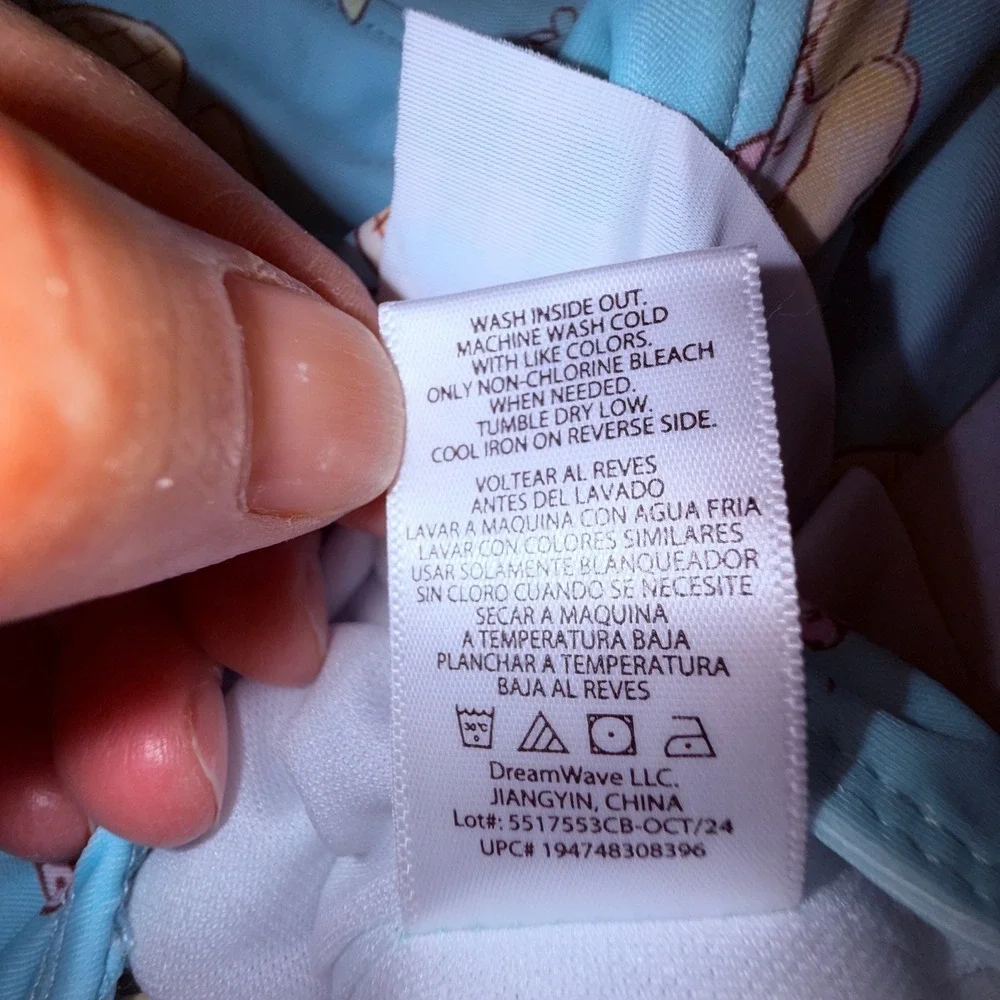 Care Bears Baby Rash Guard Swimsuit Kids 6-9M Blue New UPF 50+ Ruffle‎ Pineapple